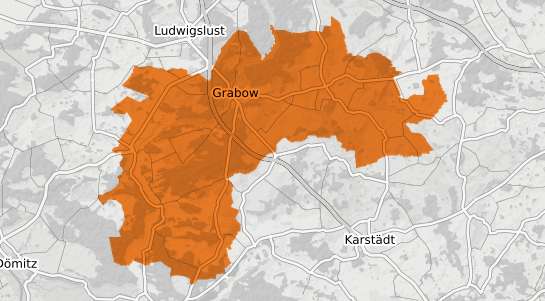 Mietspiegelkarte Grabow b. Wittstock, Dosse