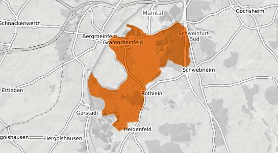 Mietspiegelkarte Grafenrheinfeld
