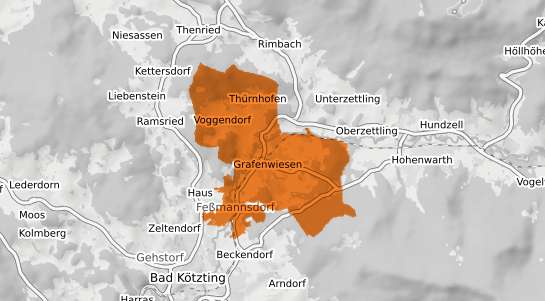 Mietspiegelkarte Grafenwiesen