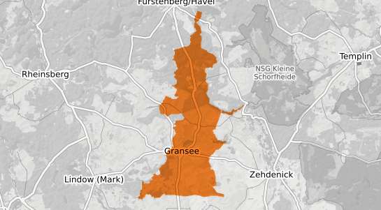 Mietspiegelkarte Gransee