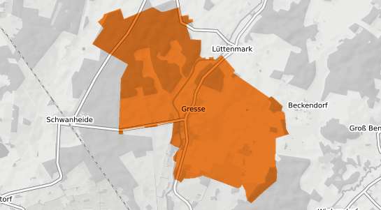 Mietspiegelkarte Gresse