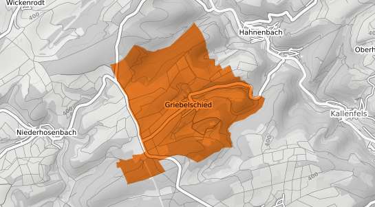 Mietspiegelkarte Griebelschied