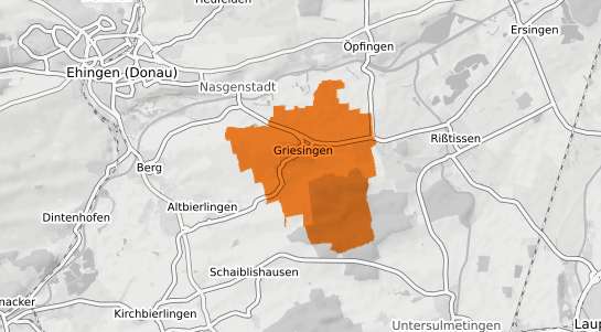 Mietspiegelkarte Griesingen