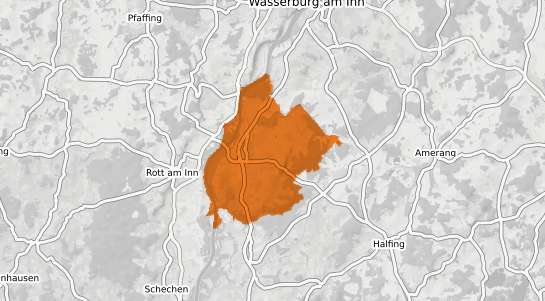 Mietspiegelkarte Griesst&auml;tt b. Wasserburg a. Inn