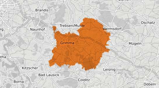 Mietspiegelkarte Grimma