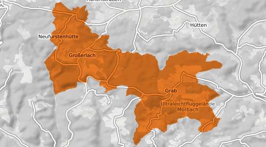Mietspiegelkarte Gro&szlig;erlach