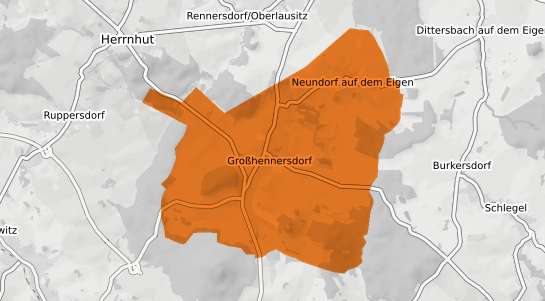 Mietspiegelkarte Großhennersdorf