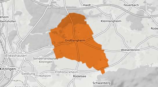 Mietspiegelkarte Grosslangheim