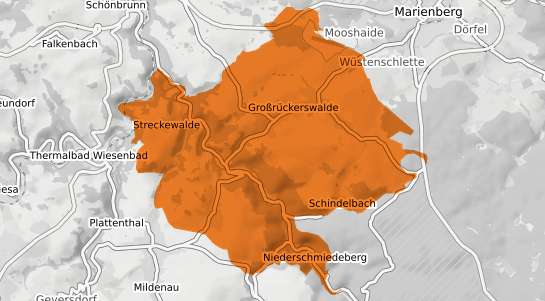 Mietspiegelkarte Gro&szlig;r&uuml;ckerswalde