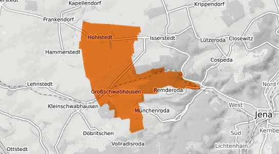 Mietspiegelkarte Grossschwabhausen