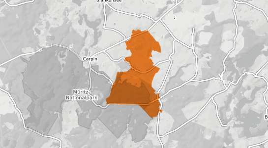 Mietspiegelkarte Gruenow b. Prenzlau