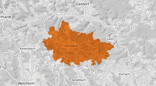 Mietspiegelkarte Gschwend b. Neukirchen a. Teisenberg