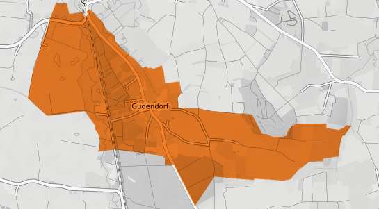 Mietspiegelkarte Gudendorf Holstein