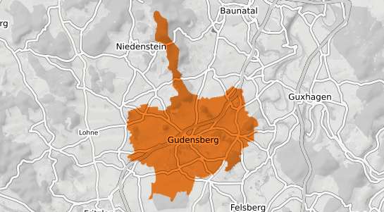 Mietspiegelkarte Gudensberg