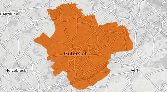 Mietspiegelkarte G&uuml;tersloh