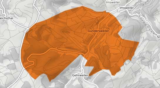 Mietspiegelkarte Gundersweiler
