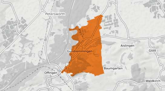 Mietspiegelkarte Gundremmingen