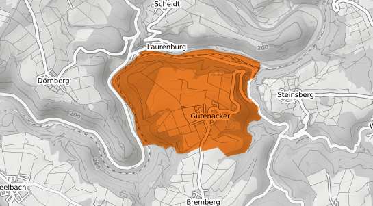 Mietspiegelkarte Gutenacker