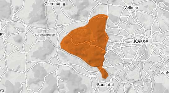 Mietspiegelkarte Habichtswald