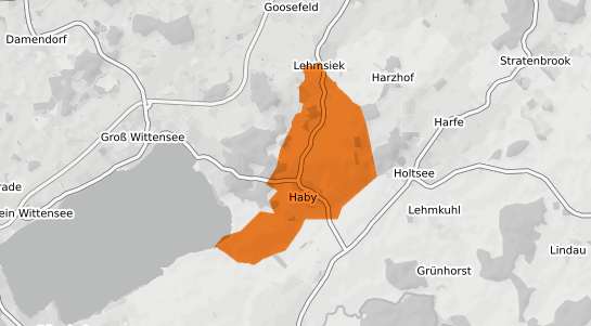 Mietspiegelkarte Haby