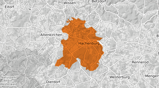Mietspiegelkarte Hachenburg