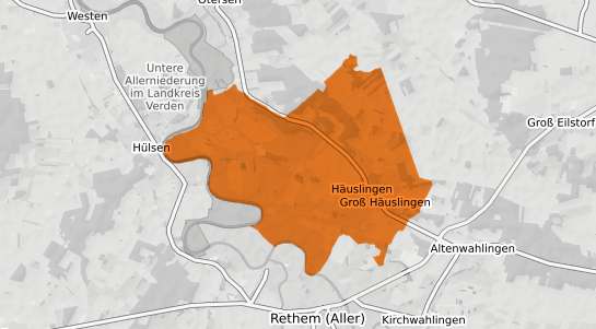 Mietspiegelkarte H&auml;uslingen Aller
