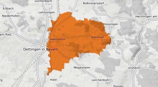 Mietspiegelkarte Hainsfarth