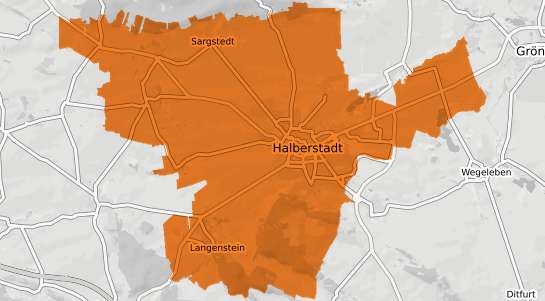 Mietspiegelkarte Halberstadt