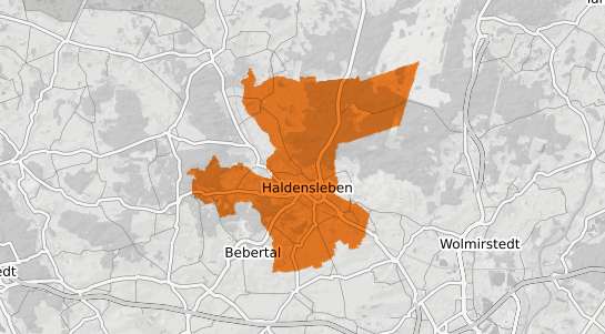 Mietspiegelkarte Haldensleben