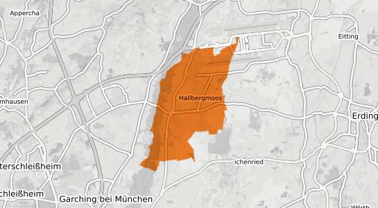 Mietspiegelkarte Hallbergmoos
