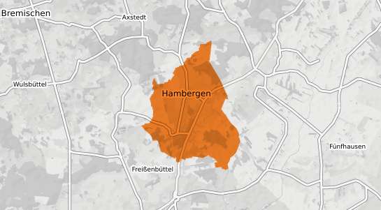 Mietspiegelkarte Hambergen b. Bremen