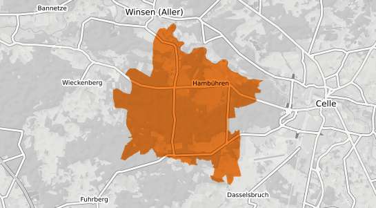Mietspiegelkarte Hamb&uuml;hren