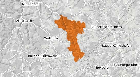 Mietspiegelkarte Hardheim Odenwald