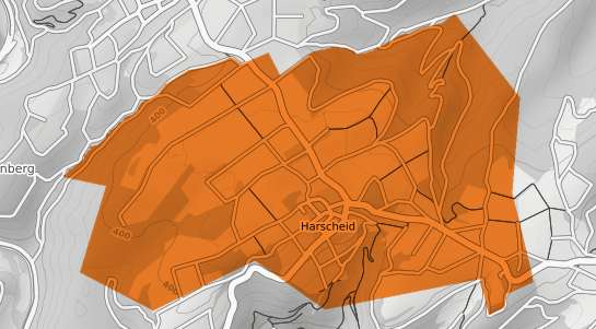 Mietspiegelkarte Harscheid b. Adenau