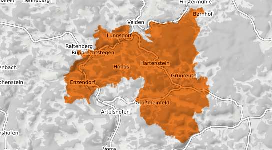 Mietspiegelkarte Hartenstein b. Zwickau