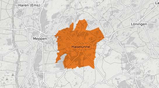 Mietspiegelkarte Hasel&uuml;nne