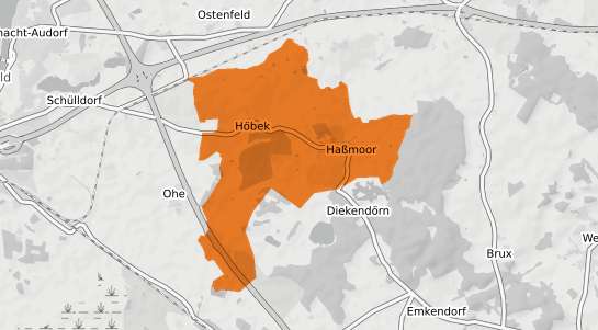 Mietspiegelkarte Hassmoor