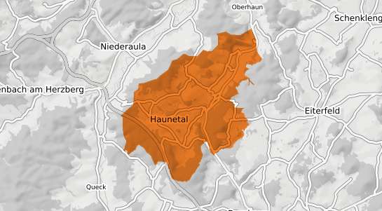 Mietspiegelkarte Haunetal