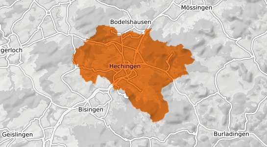 Mietspiegelkarte Hechingen