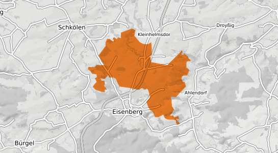 Mietspiegelkarte Heideland (Th&uuml;ringen) b. Eisenach, Thueringen