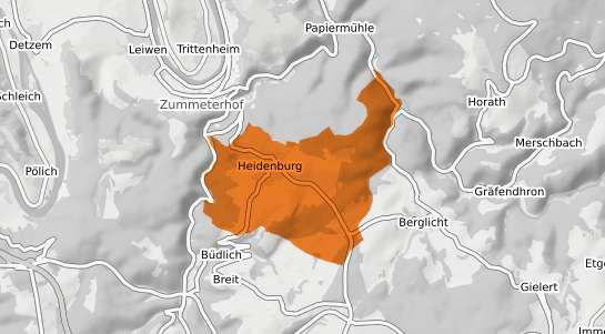 Mietspiegelkarte Heidenburg