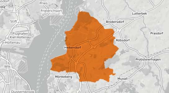 Mietspiegelkarte Heikendorf