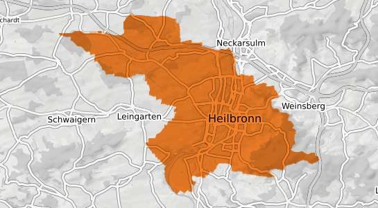 Mietspiegelkarte Heilbronn Neckar