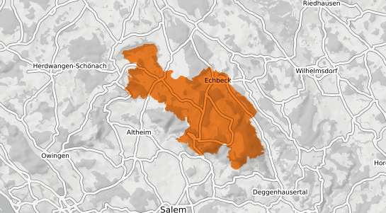 Mietspiegelkarte Heiligenberg Baden