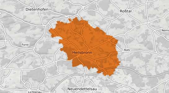 Mietspiegelkarte Heilsbronn