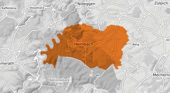 Mietspiegelkarte Heimbach Eifel
