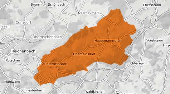 Mietspiegelkarte Heinsdorfergrund