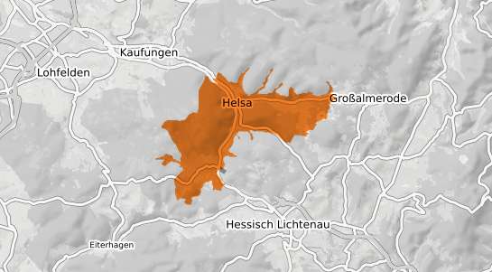 Mietspiegelkarte Helsa