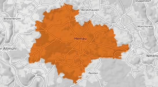 Mietspiegelkarte Hemau