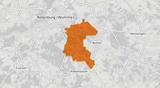 Mietspiegelkarte Hemsb&uuml;nde